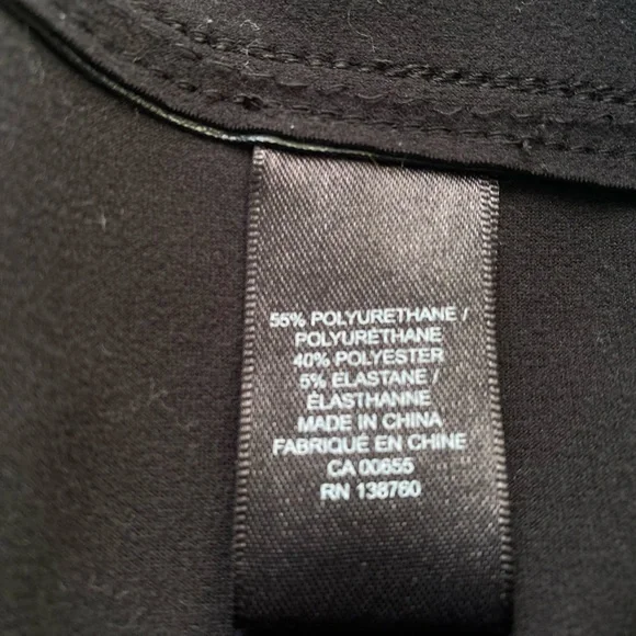 RW&CO black high rise faux leather leggings - Picture 6 of 10